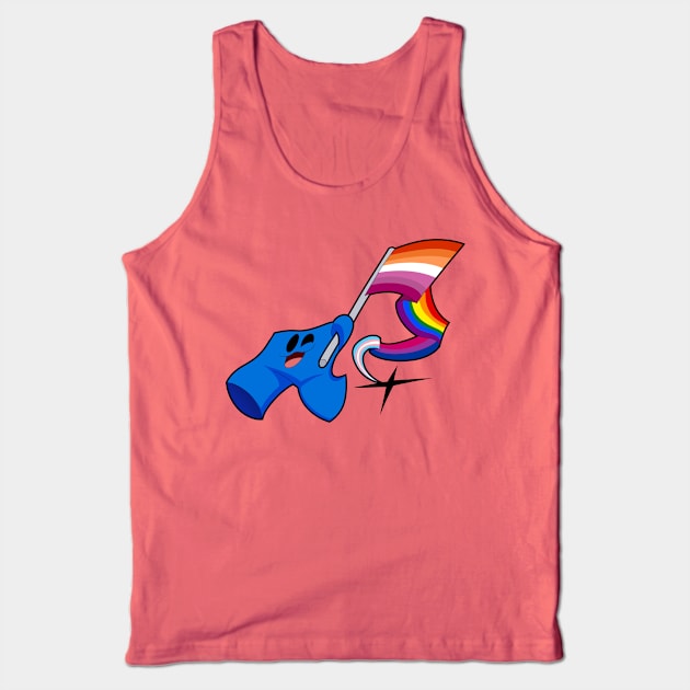 The Never Ending LGBT+ Flag Tank Top by CacklingPumpkins